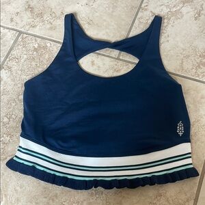Free people movement blue sports bra size small